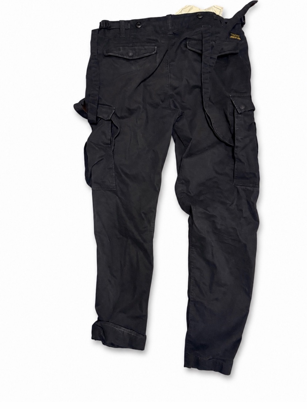 Maharishi OG 107 Crew Cargo Pants Military Utility Tactical Cotton Medium Black - Picture 4 of 8